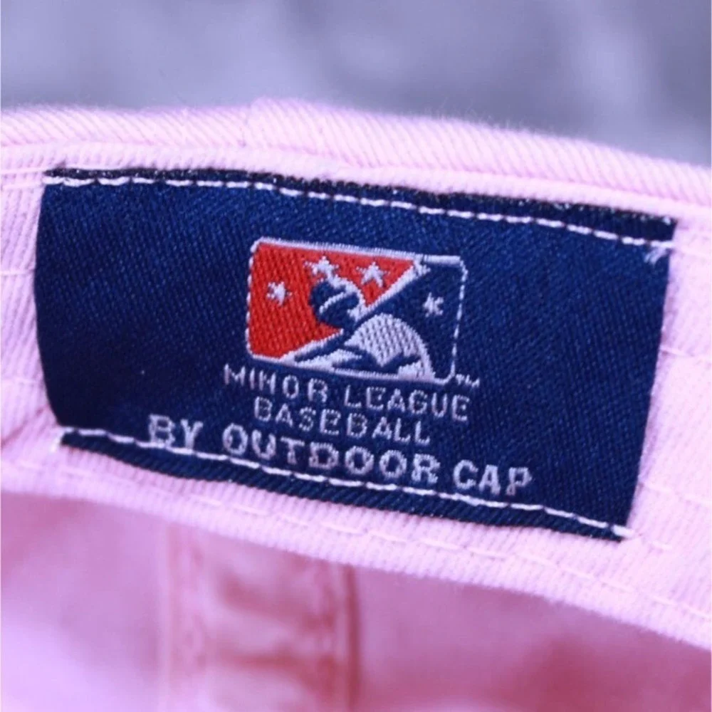 OC Minor League Baseball Hat Ball Cap Pink Sequined Cancer Ribbon